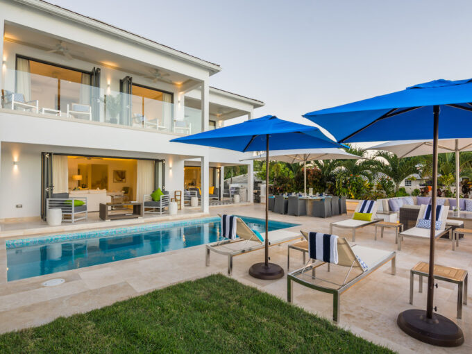 Nirvana beachfront villa in Barbados